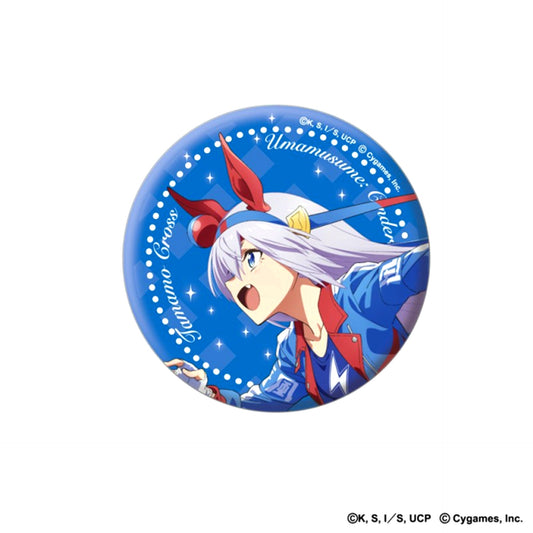 Anime Uma Musume Cinderella Gray 75mm Aurora Button Tamamo Cross Goods - Badge [NEW]