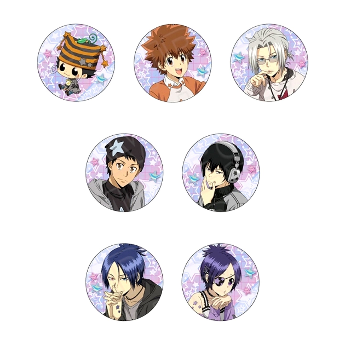 Reborn! Hologram Button (Random) STAR ver. Goods - Badge [NEW]