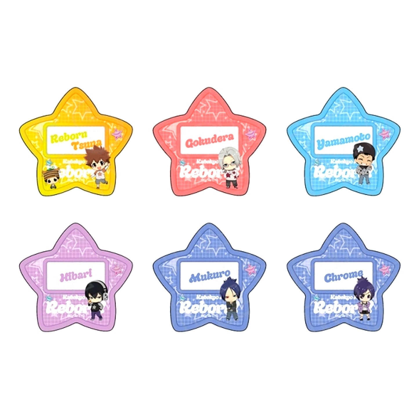 Katekyo Hitman Reborn! Name Badge (Random) STAR ver. [NEW]