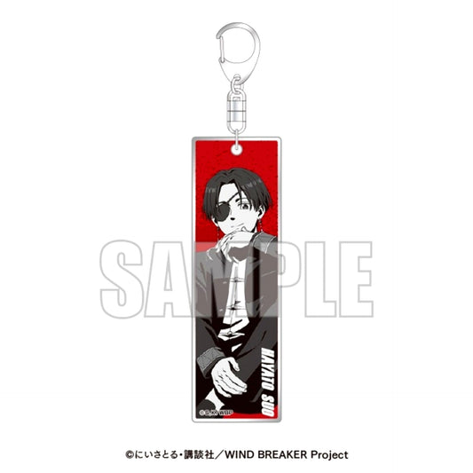 TV Anime WIND BREAKER x Karaoke BanBan Metallic Acrylic Keychain (Full Body) Suo Hayato [NEW]