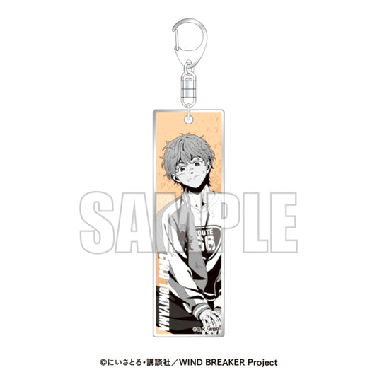 TV Anime WIND BREAKER x Karaoke BanBan Metallic Acrylic Keychain (Full Body) Choji Tomine [NEW]