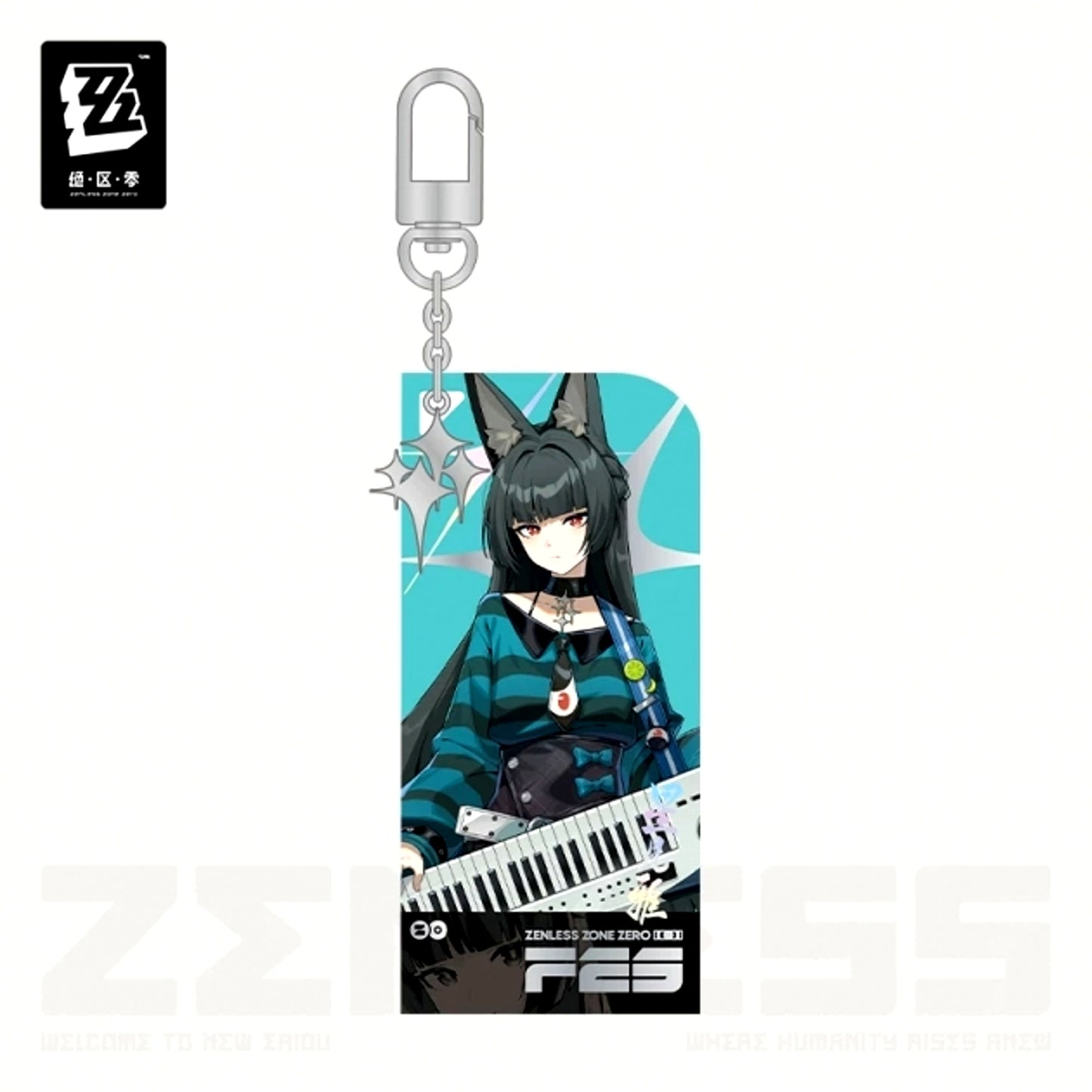 Zenless Zone Zero Amusement Park Radiant Moments Series 25Fes Standing Art Acrylic Keychain Miyabi Hoshimi [NEW]