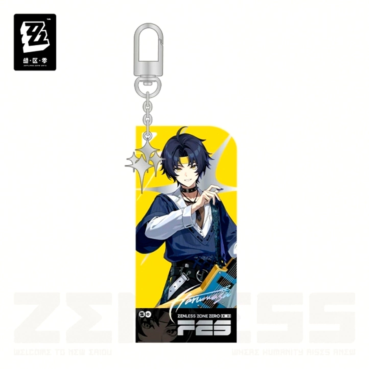 Zenless Zone Zero Amusement Park Radiant Moments Series 25Fes Standing Art Acrylic Keychain Harumasa Asaba [NEW]
