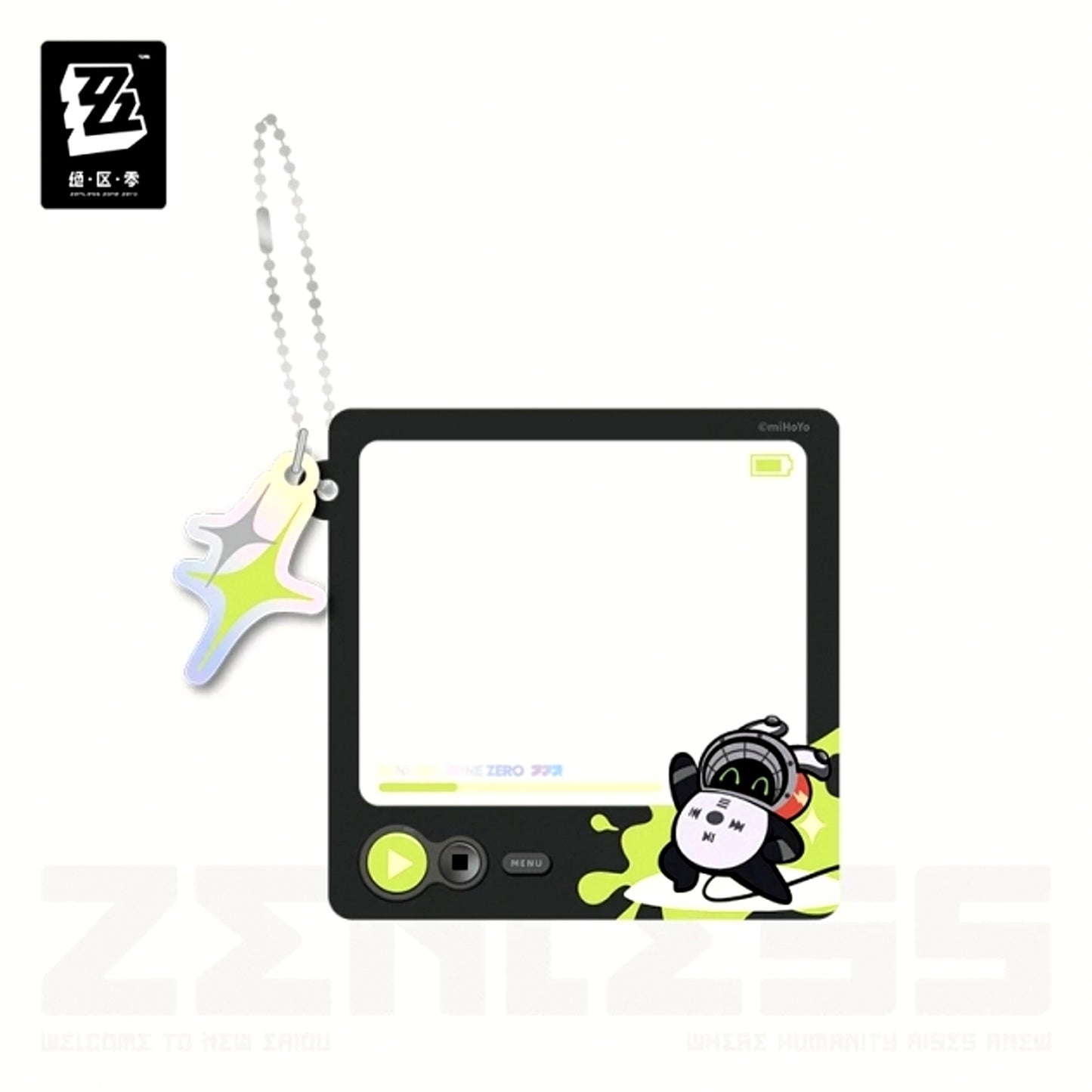 Zenless Zone Zero Amusement Park Radiant Moments Series 25Fes Chibi Character Stamp Acrylic Keychain Bangboo [NEW]