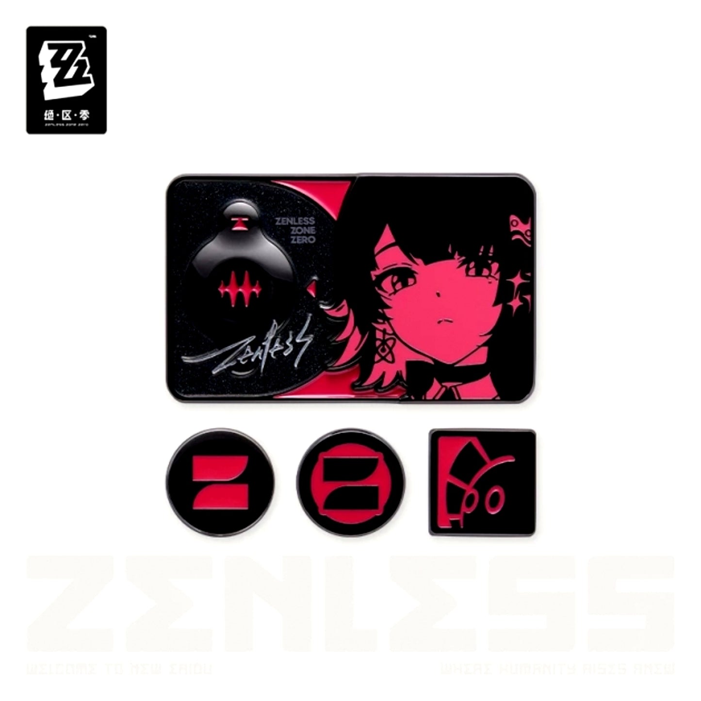 Zenless Zone Zero Amusement Park Radiant Moments Series Metal Pin Badge Set Ellen [NEW]