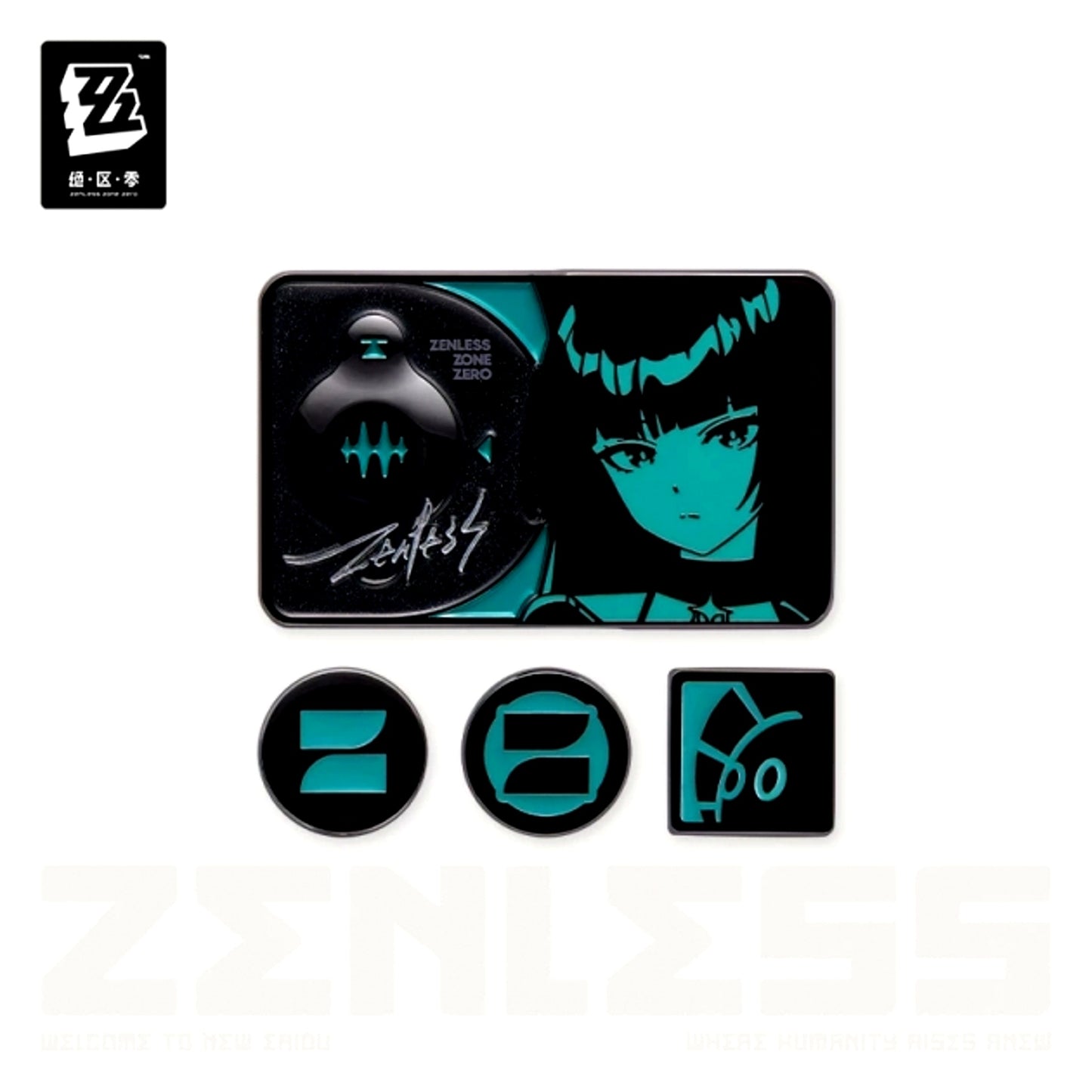 Zenless Zone Zero Amusement Park Radiant Moments Series Metal Pin Badge Set Hoshimi Miyabi [NEW]