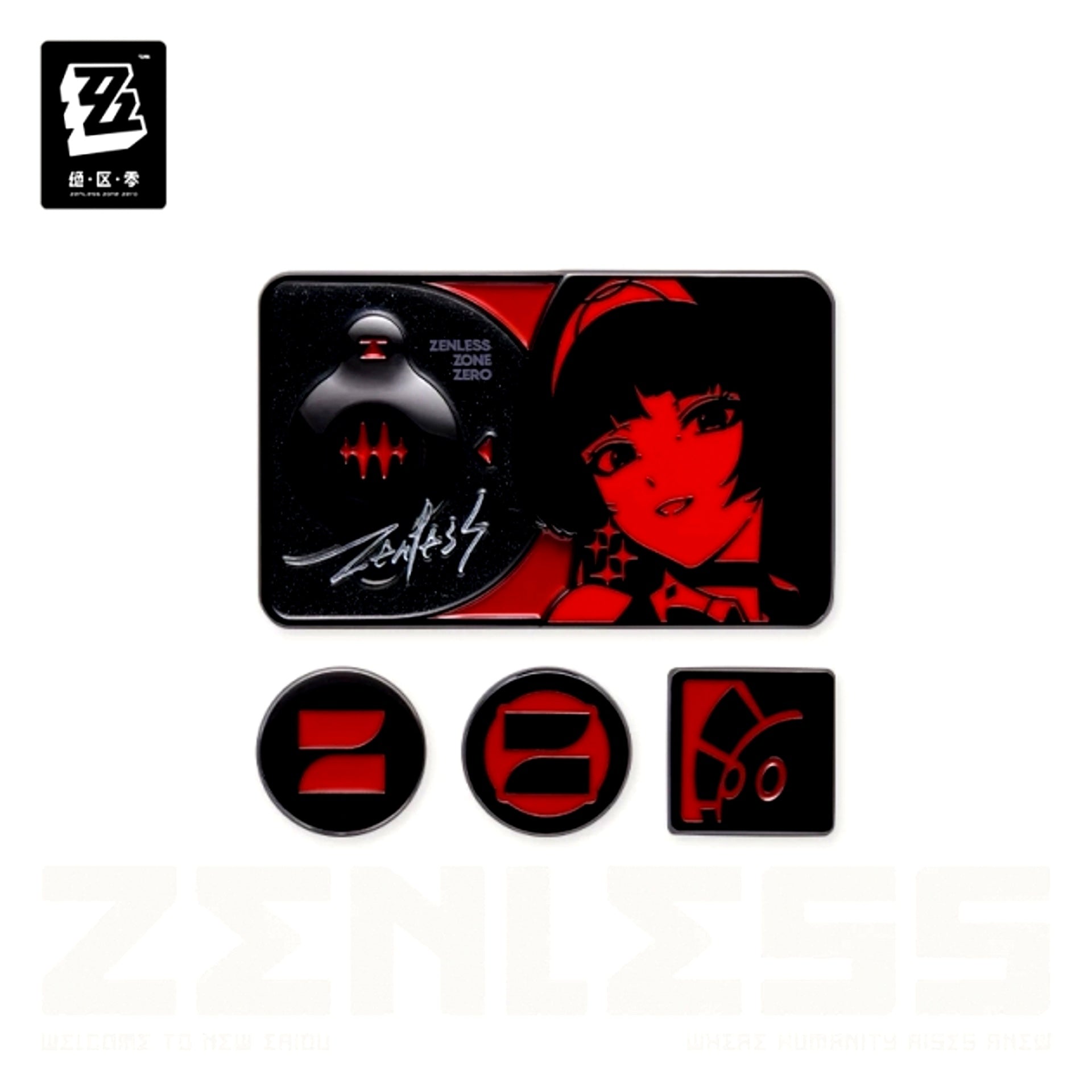 Zenless Zone Zero Amusement Park Radiant Moments Series Metal Pin Badge Set Astra [NEW]