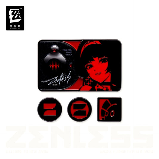 Zenless Zone Zero Amusement Park Radiant Moments Series Metal Pin Badge Set Astra [NEW]