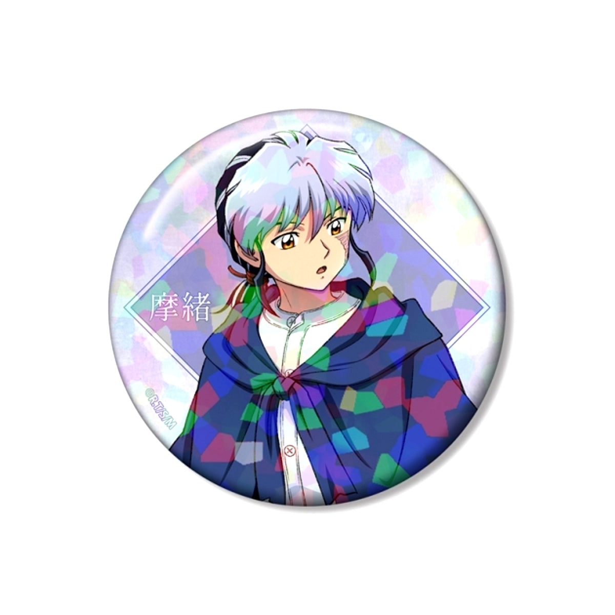 TV Anime MAO Newly Drawn Mao Walking ver. 75mm Hologram Can Badge [NEW]