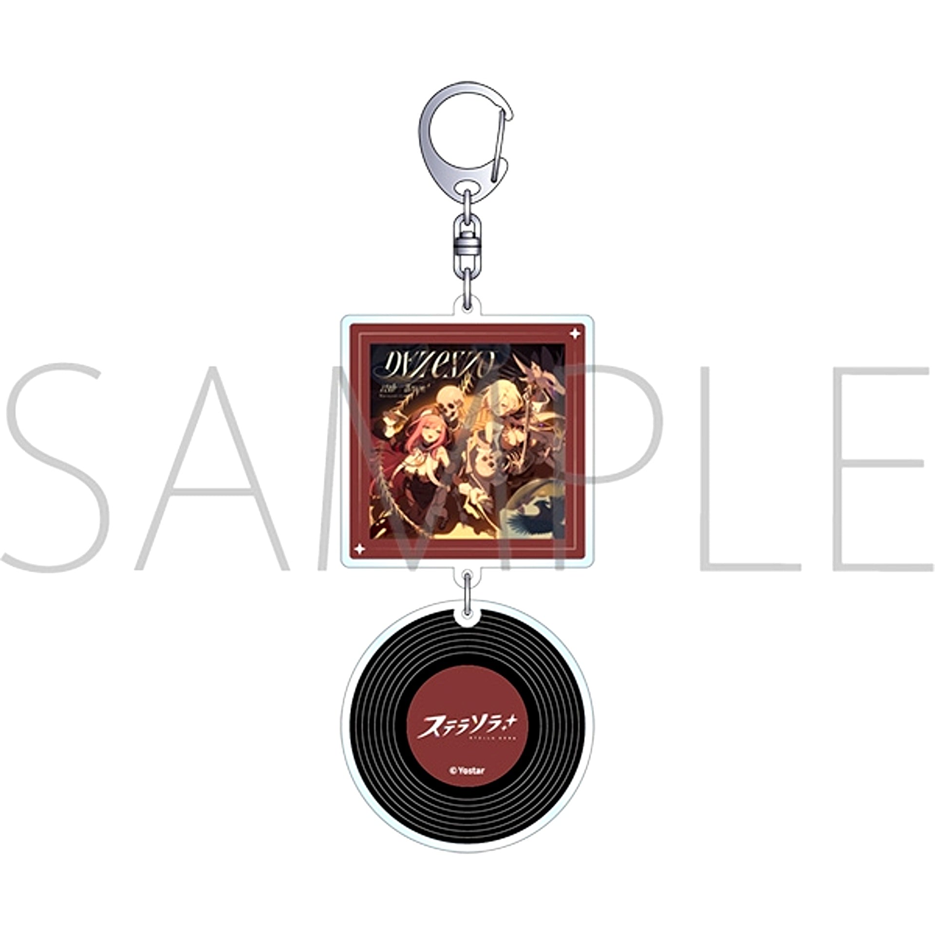Stella Sora Record Style Acrylic Keychain / Memento x Mori [NEW]