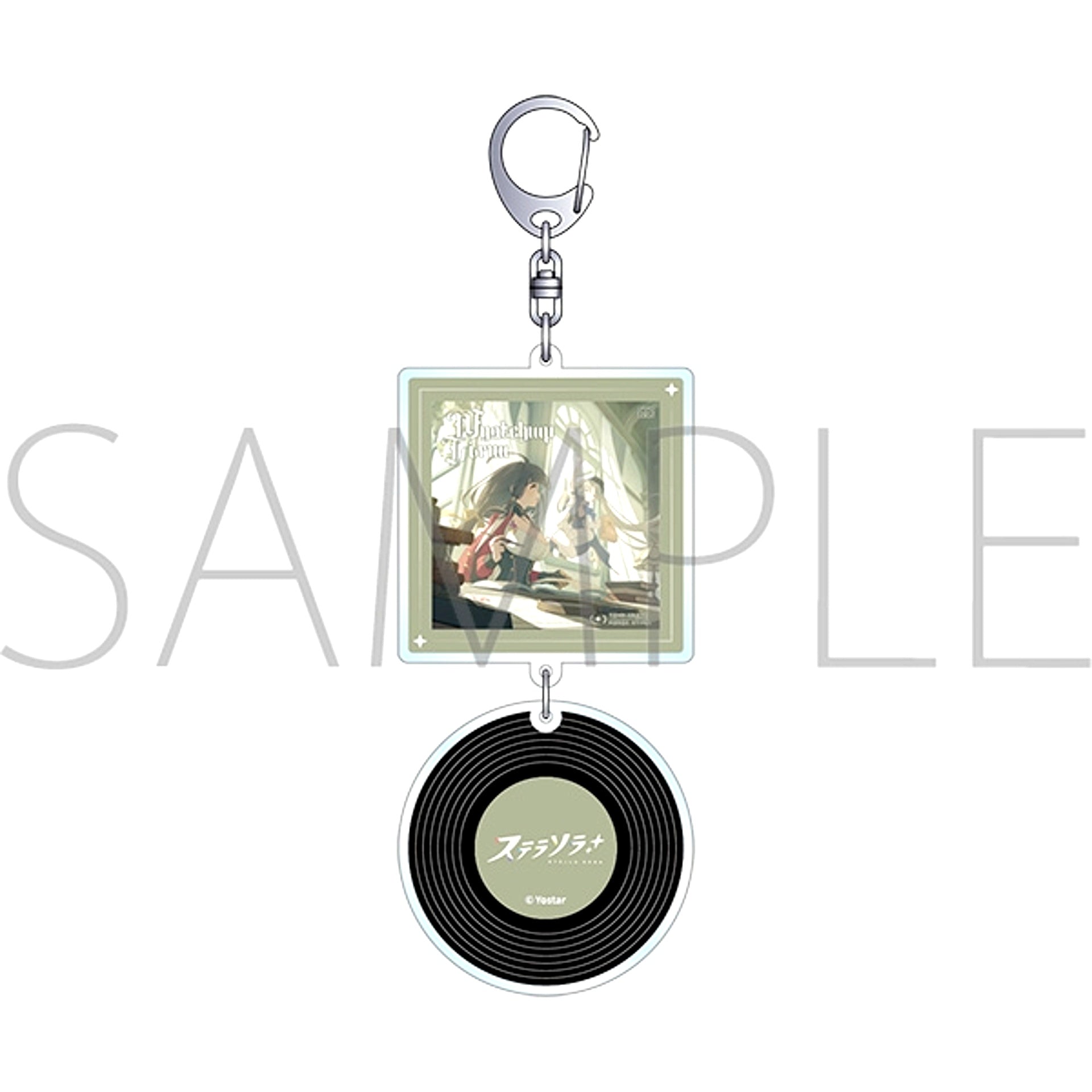 Stella Sora Record Style Acrylic Keychain / Slacking Off with a Hole [NEW]
