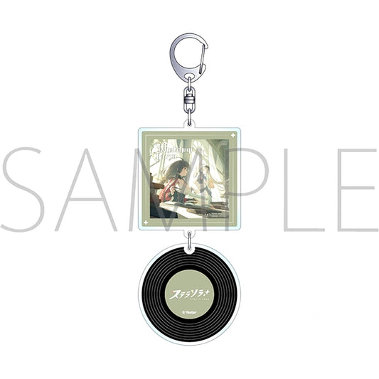 Stella Sora Record Style Acrylic Keychain / Slacking Off with a Hole [NEW]