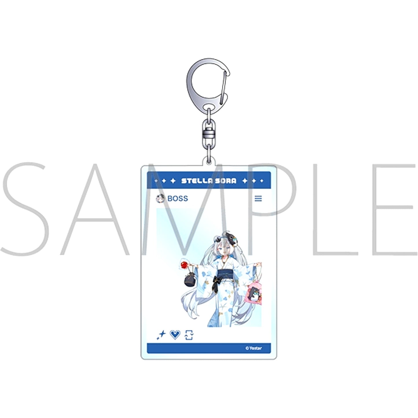 Stella Sora SNS Style Acrylic Keychain / Demon Lord [NEW]