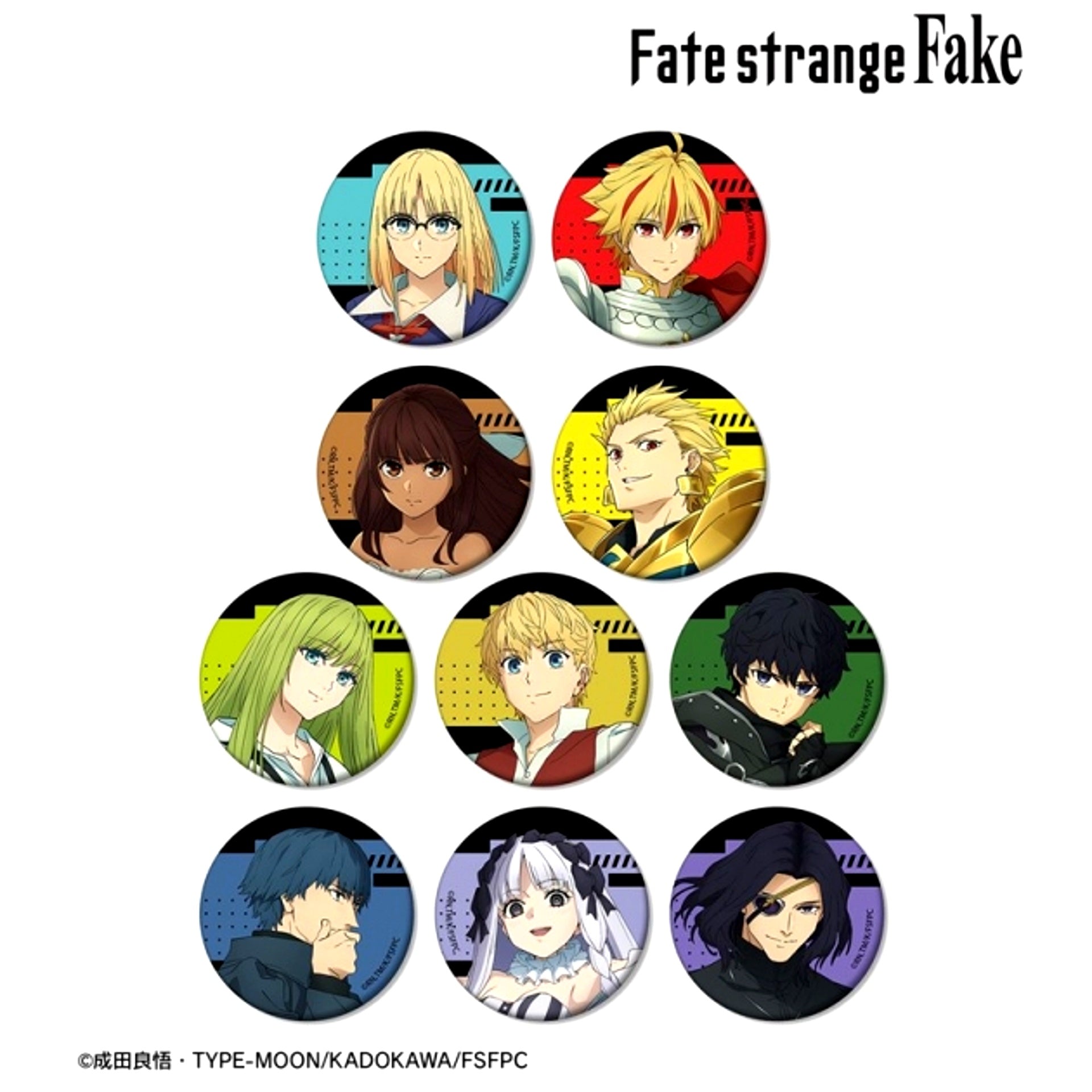 TV Anime Fate/strange Fake Trading Mat Button Goods - Bache [NEW]
