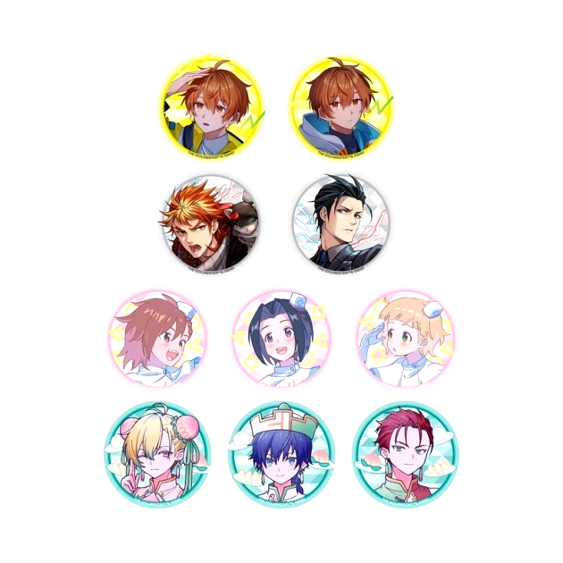 THE IDOLM@STER SideM 2DMV Release Commemoration Goods Can Badge vol.1 (All Types Set) [NEW]