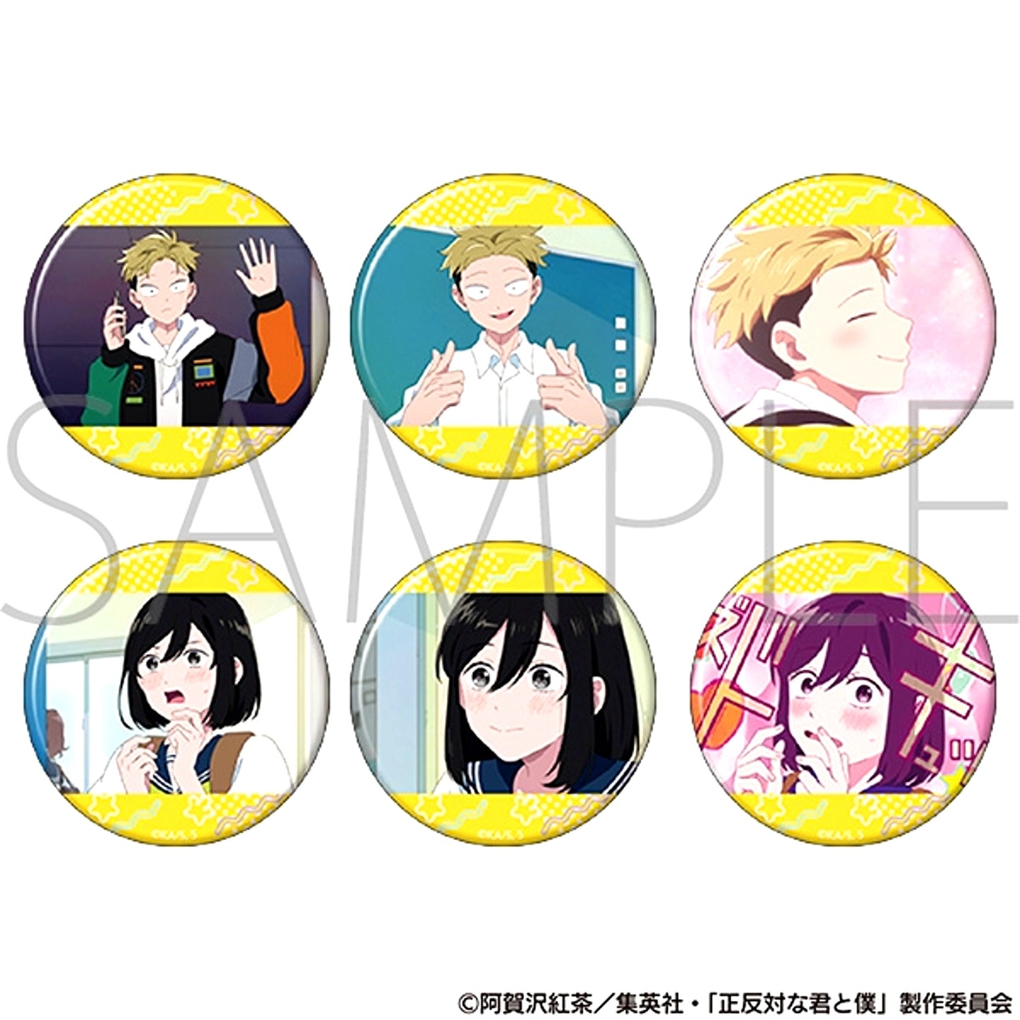 You and I Are Polar Opposites Favorite Character Badge Collection / Yamada & Nishi [NEW]