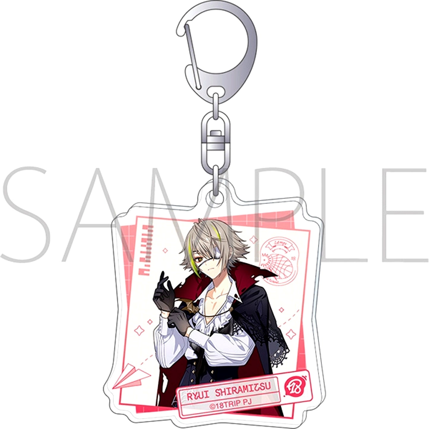 18TRIP Acrylic Keychain / vol.3 Ryui Shiramitsu [NEW]