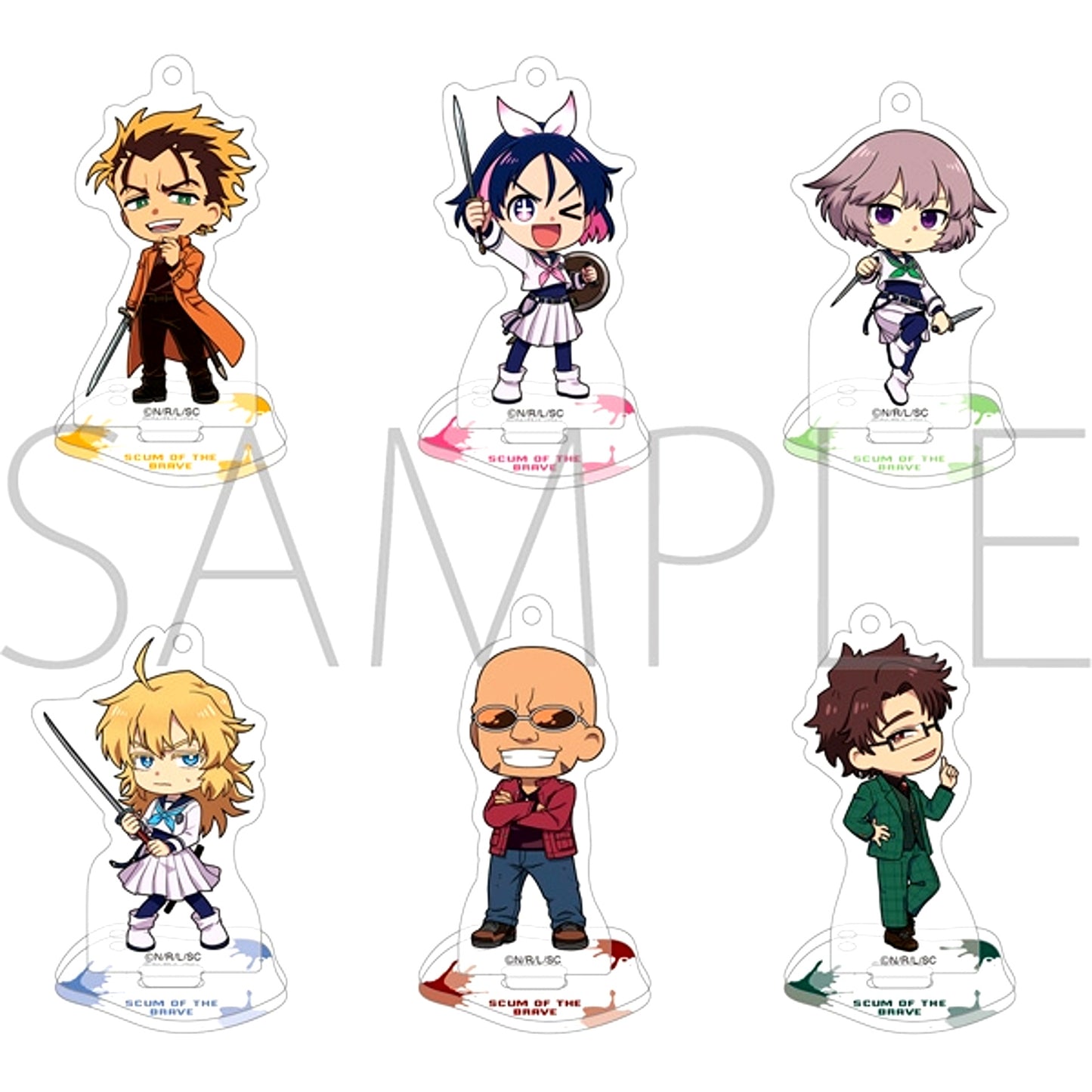 Scum of the Brave Acrylic Keychain Collection (with Stand) [NEW]