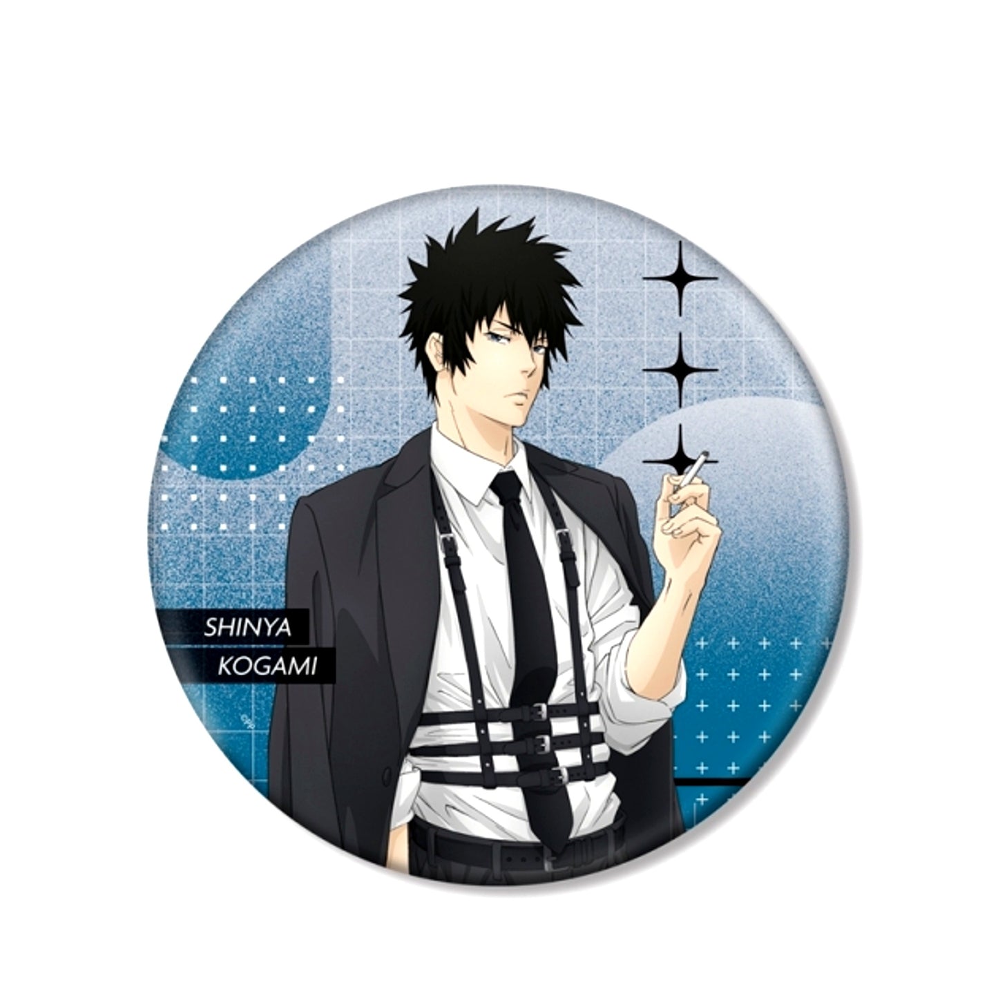 PSYCHO-PASS PROVIDENCE the Movie Newly Drawn Shinya Kogami Harness Style Ver. BIG Can Badge [NEW]