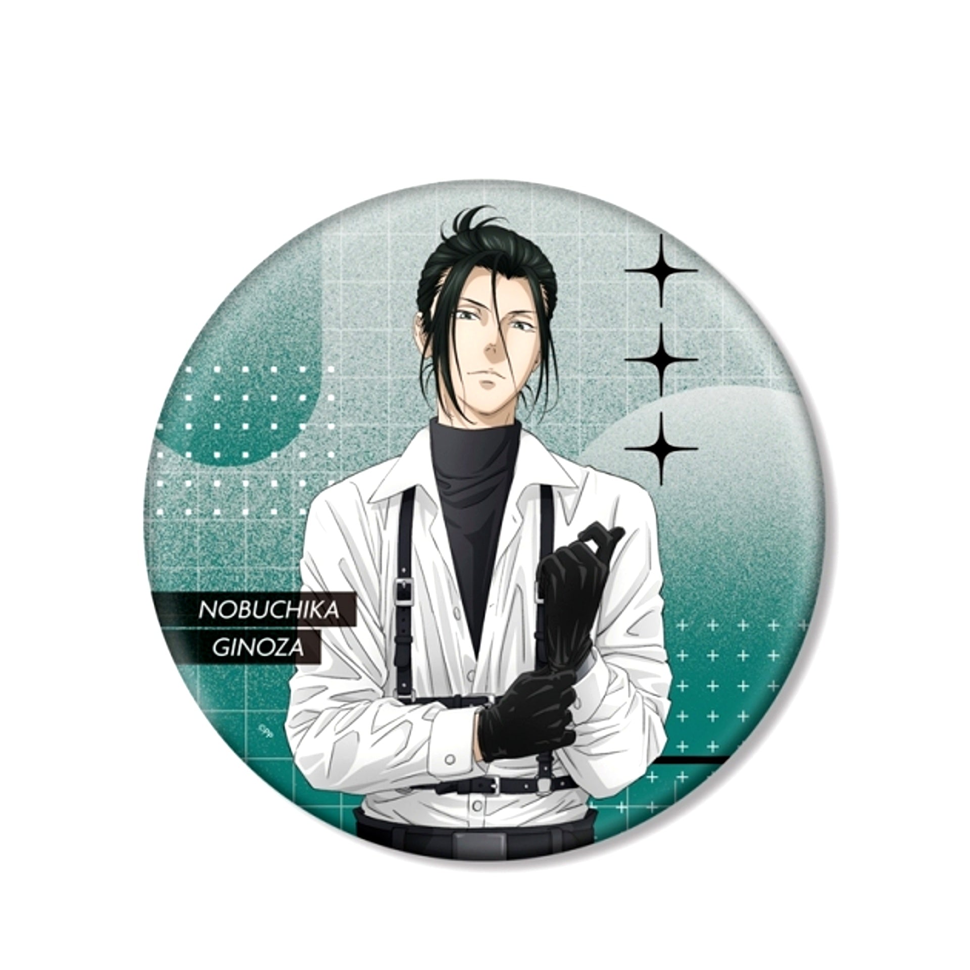 PSYCHO-PASS: PROVIDENCE Movie Newly Drawn Nobuchika Ginoza Harness Style ver. BIG Can Badge (Animate Advance Sale) [NEW]