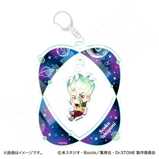 Dr.STONE Mini Character Yurayura Acrylic Keychain Senku Ishigami Goods - Keychain [NEW]