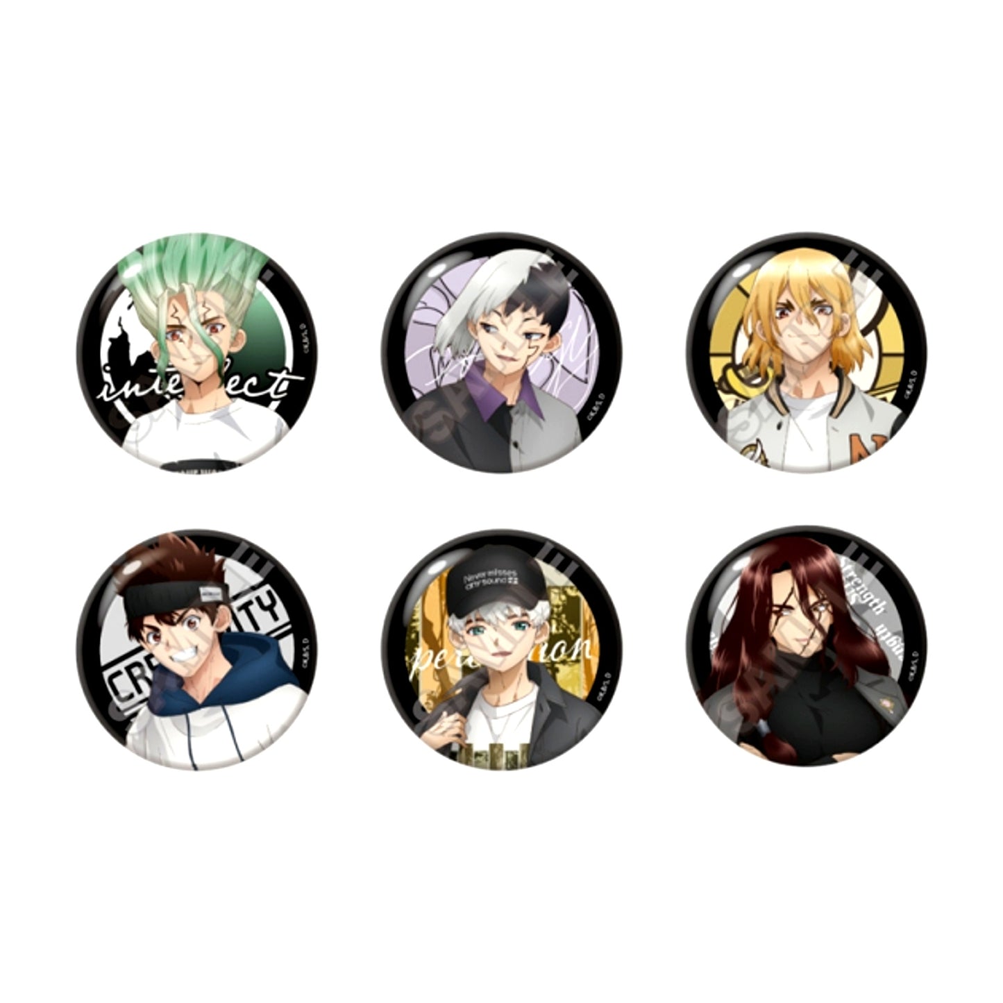 Dr.STONE Monotone Street Button Goods - Bache Resale [NEW]