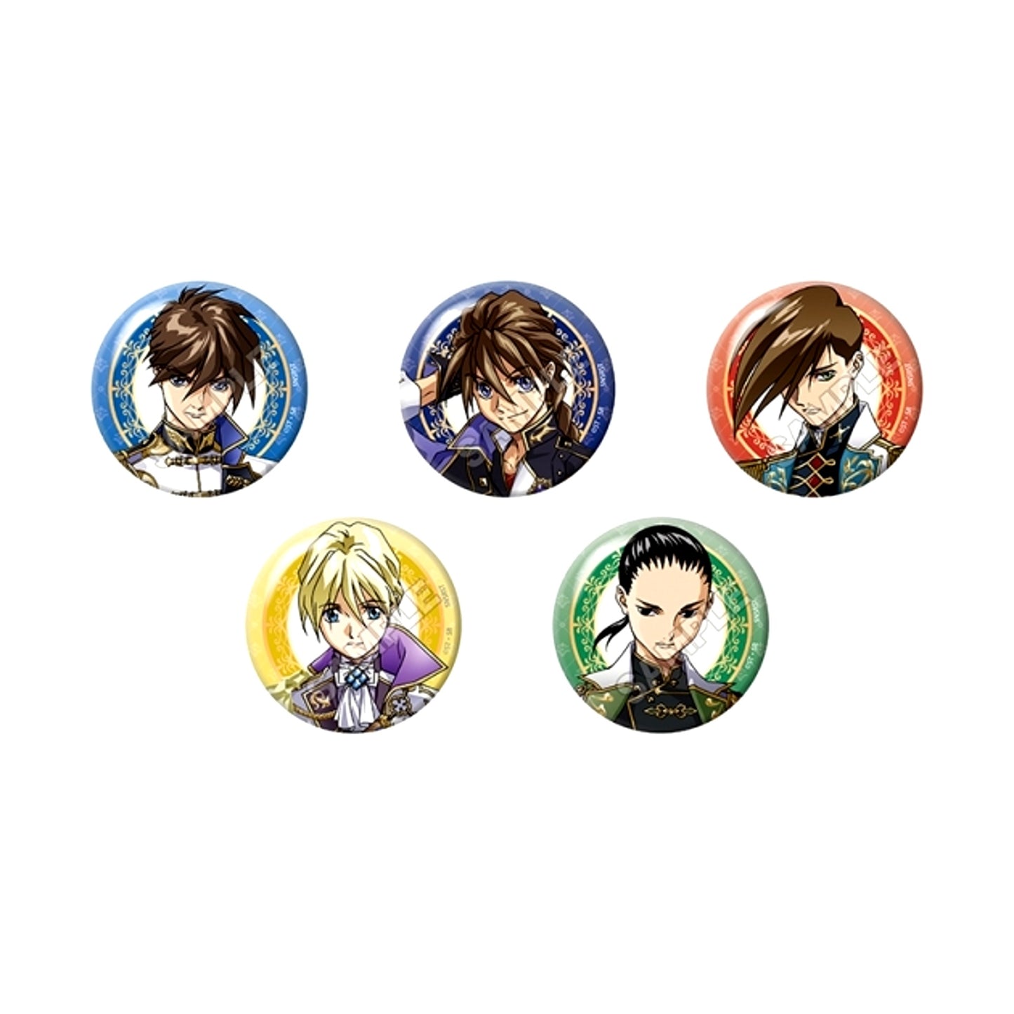 Mobile Suit Gundam Wing Knight Style Button Goods - Bache Resale [NEW]