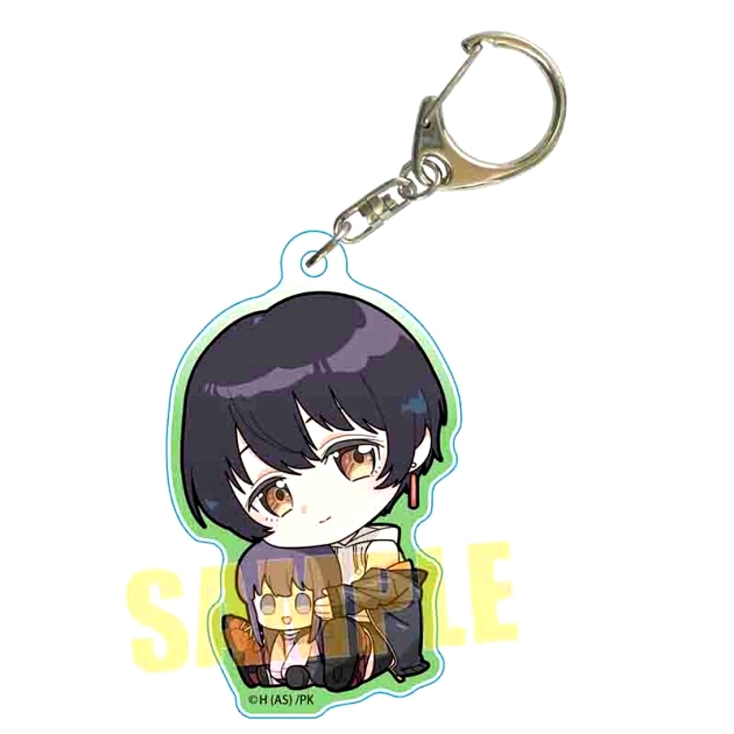 TV Anime "Botan Kamiina Fully Blossoms When Drunk" Gyugyutto Acrylic Keychain Chang Jinglan [NEW]