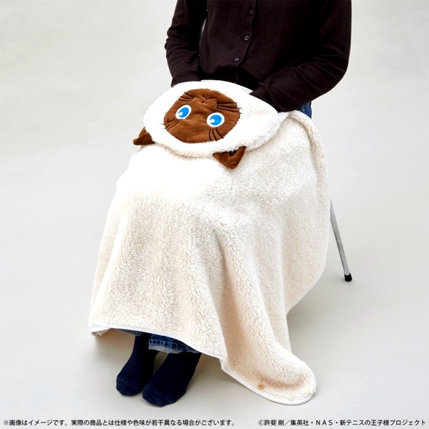 The Prince of Tennis II Karupin and Home Time Series 3 Karupin Mokomoko 5WAY Blanket [NEW]
