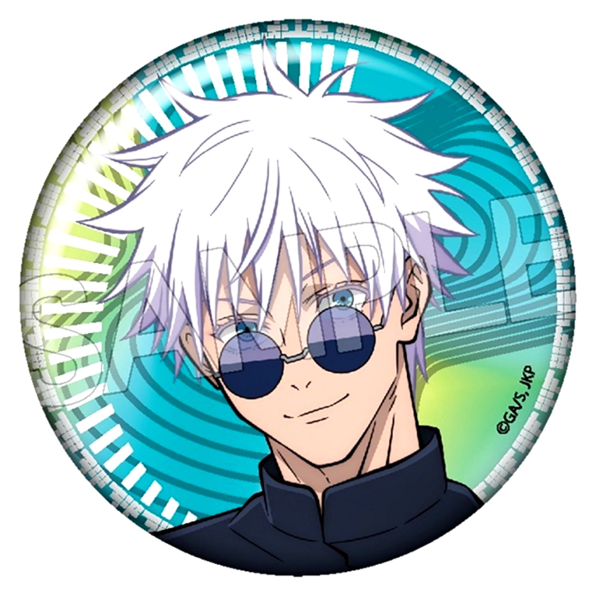 Jujutsu Kaisen 5th Anniversary Metallic Can Badge Satoru Gojo (Hidden Inventory / Premature Death) [NEW]