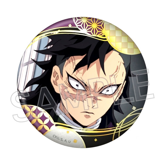 Demon Slayer: Kimetsu no Yaiba Foil Stamped Button Vol.4 Genya Shinazugawa Goods - Badge [NEW]