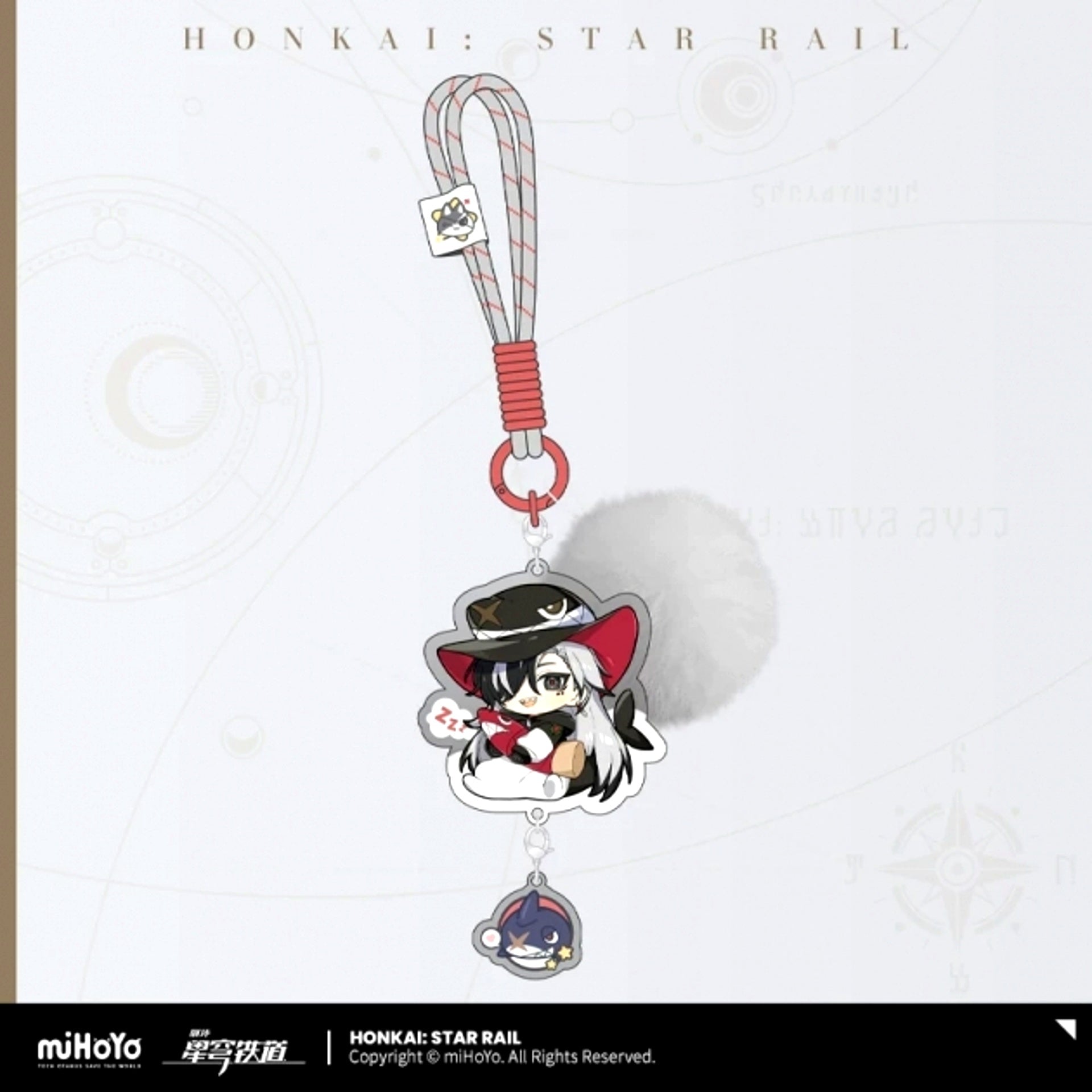Honkai: Star Rail Boys Dormitory Series Chibi Character Acrylic Keychain Boothill [NEW]
