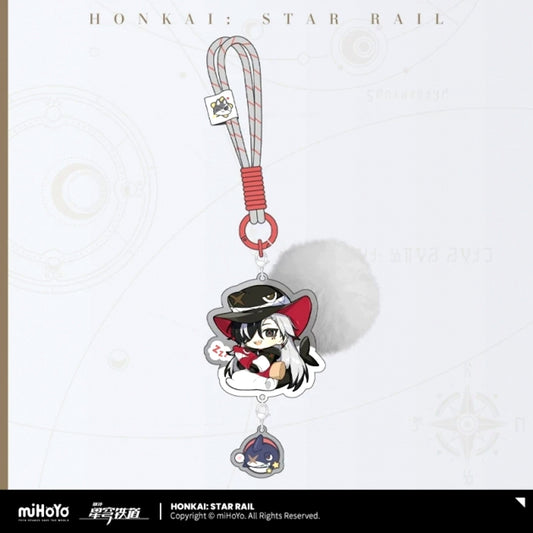Honkai: Star Rail Boys Dormitory Series Chibi Character Acrylic Keychain Boothill [NEW]