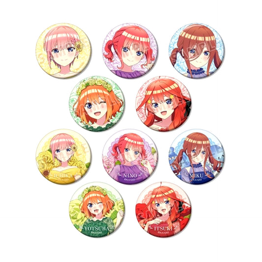 The Quintessential Quintuplets* Newly Drawn Herbarium ver. Trading Can Badge (with Animate Bonus) [NEW]