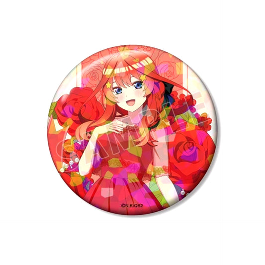 The Quintessential Quintuplets* Newly Drawn Itsuki Nakano Herbarium Ver. 75mm Hologram Can Badge [NEW]