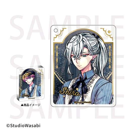 Akuma Shitsuji to Kuroi Neko CoLotta(R) Shiro Goods - Keychain animate cafe [NEW]