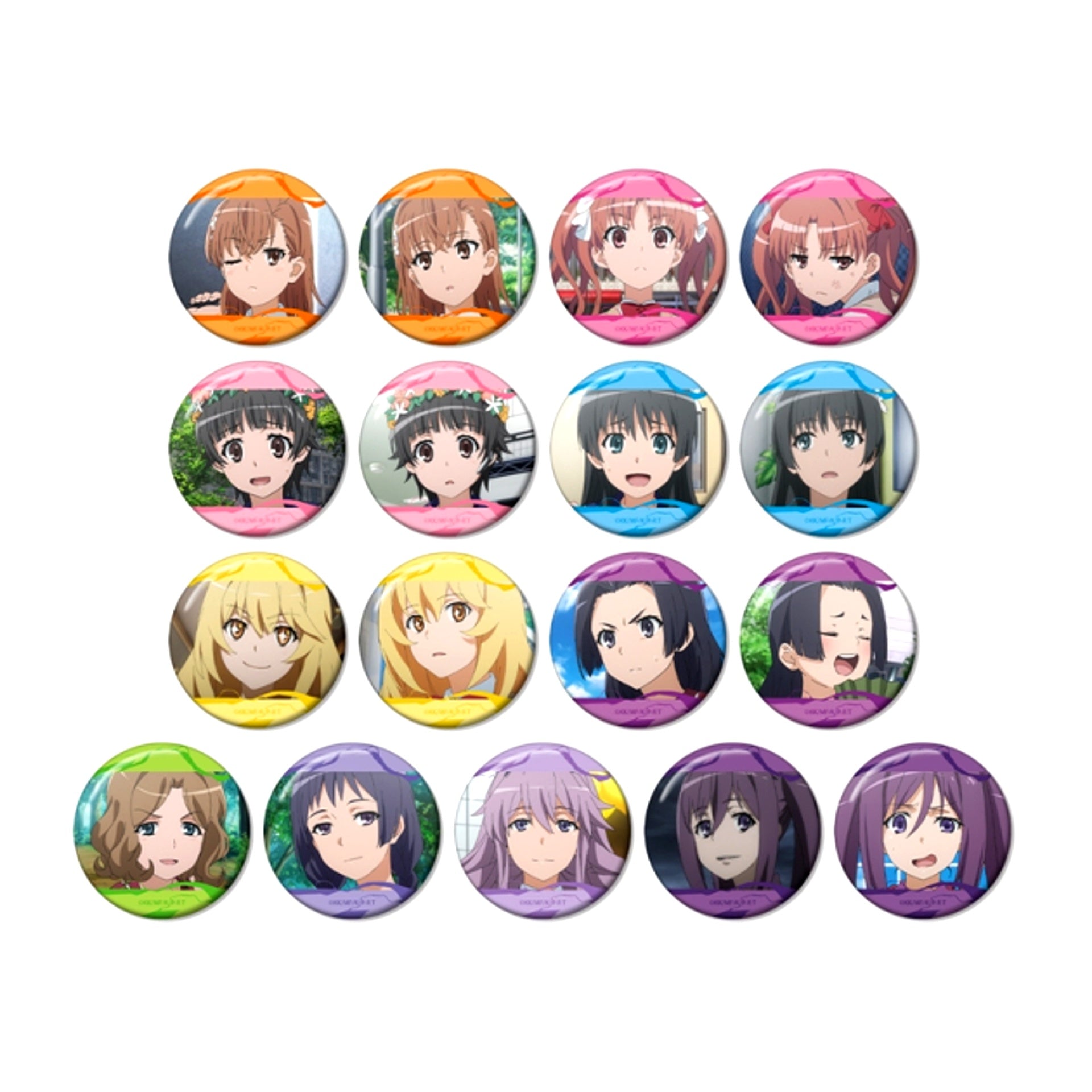 A Certain Scientific Railgun T Trading Scene Badge vol.2 Goods - Badge with with Benefits Bonus [NEW]