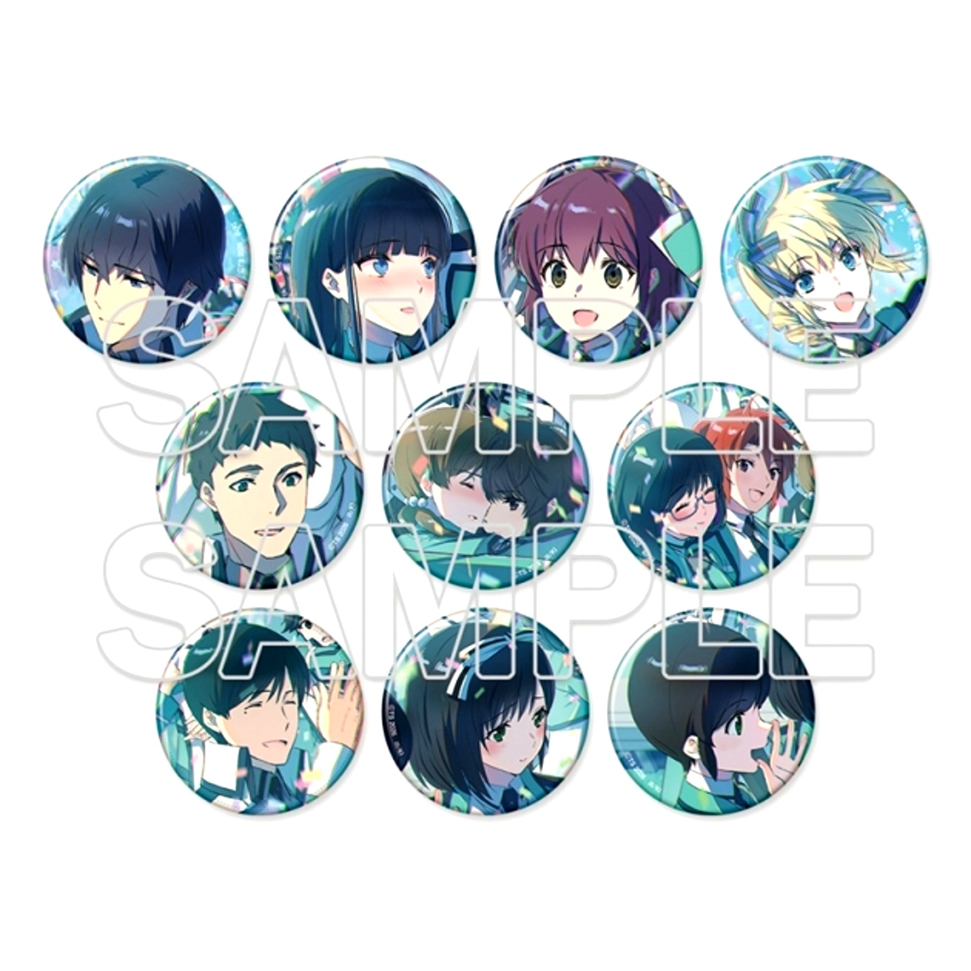 The Irregular at Magic High School Kana Ishida Art Book (3) Release Commemorative Trading Can Badge [NEW]