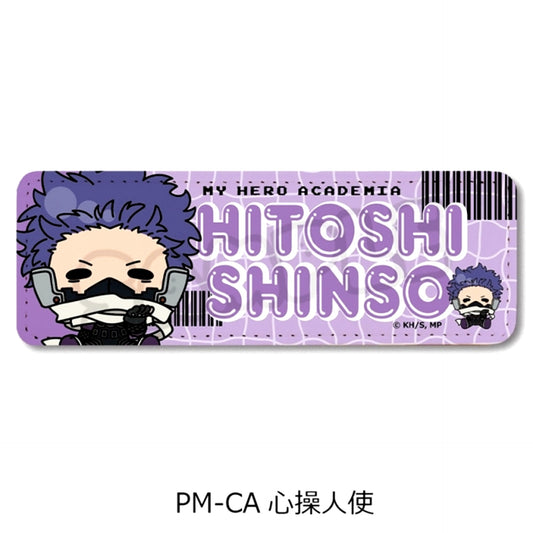 TV Anime My Hero Academia POTEmocho Part 5 Leather Badge (Long) PM-CA(Hitoshi Shinso) Goods - Badge [NEW]