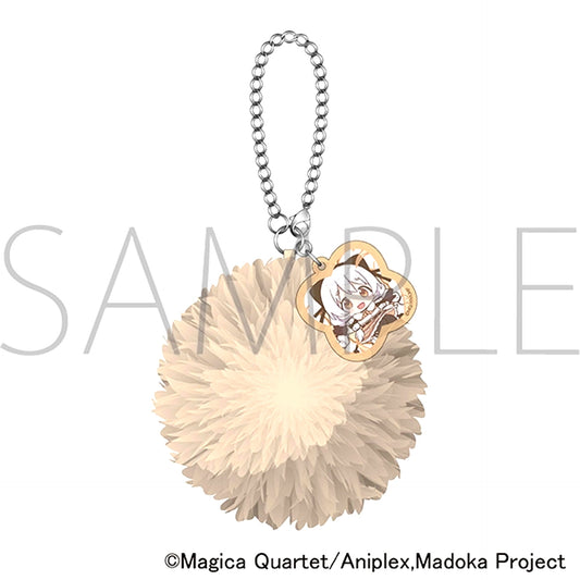 Puella Magi Madoka Magica Pompom Keychain / Momoe Nagisa Pastel Pop [NEW]