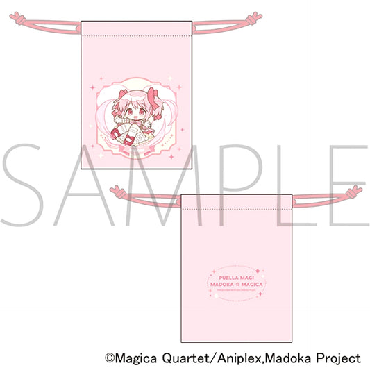 Puella Magi Madoka Magica Drawstring Pouch / Kaname Madoka Pastel Pop [NEW]