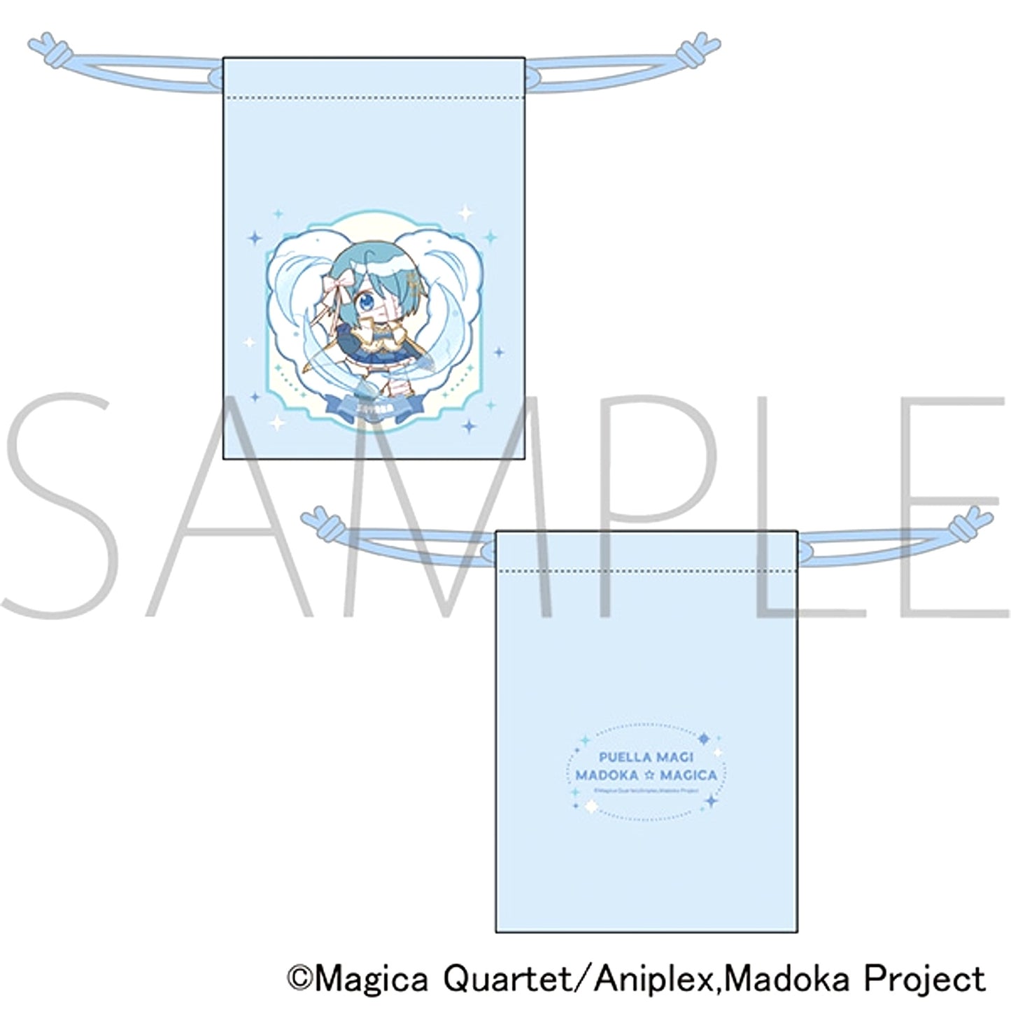 Puella Magi Madoka Magica Drawstring Pouch / Miki Sayaka Pastel Pop [NEW]