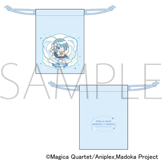 Puella Magi Madoka Magica Drawstring Pouch / Miki Sayaka Pastel Pop [NEW]
