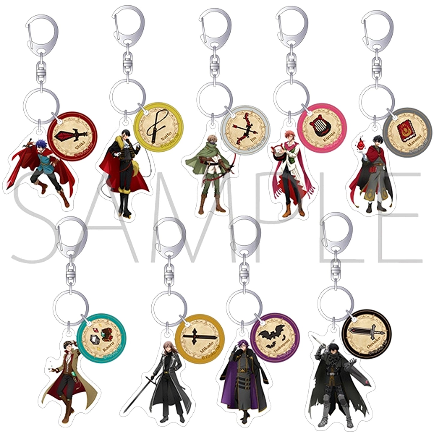 Tougen Anki Double Acrylic Keychain Collection / RPG [NEW]