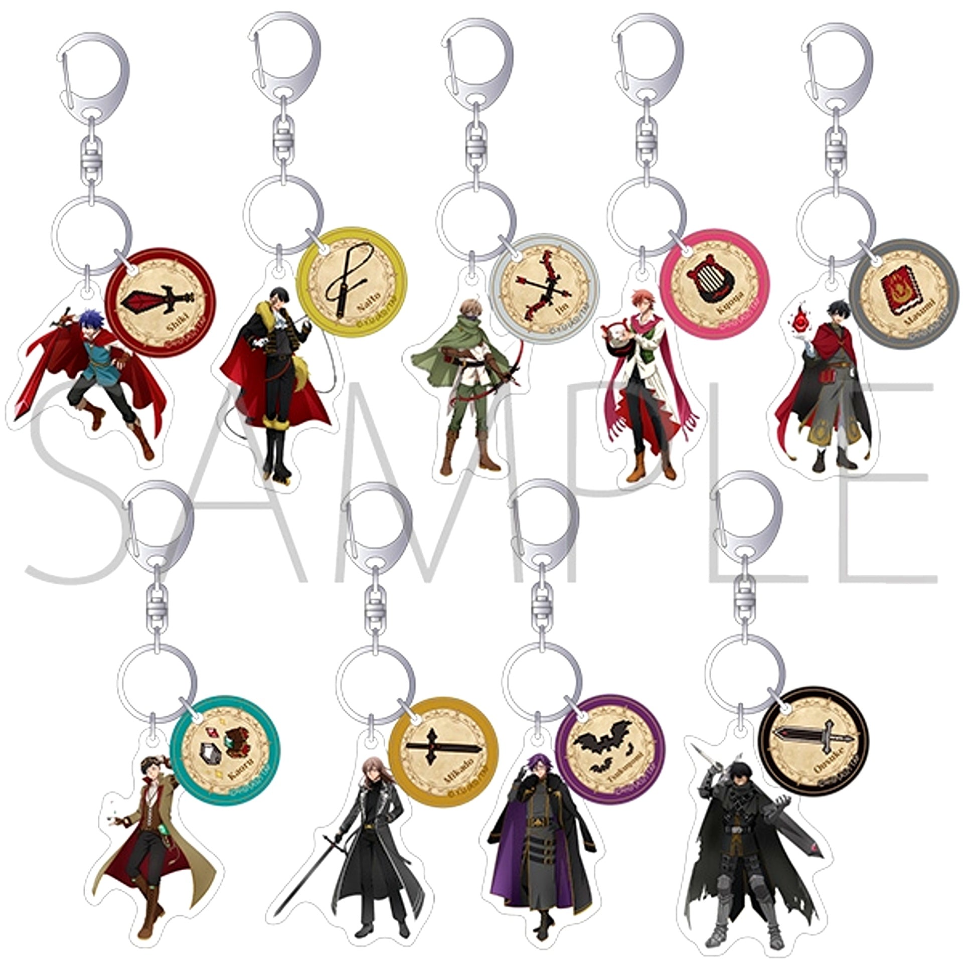 Tougen Anki Double Acrylic Keychain Collection / RPG [NEW]