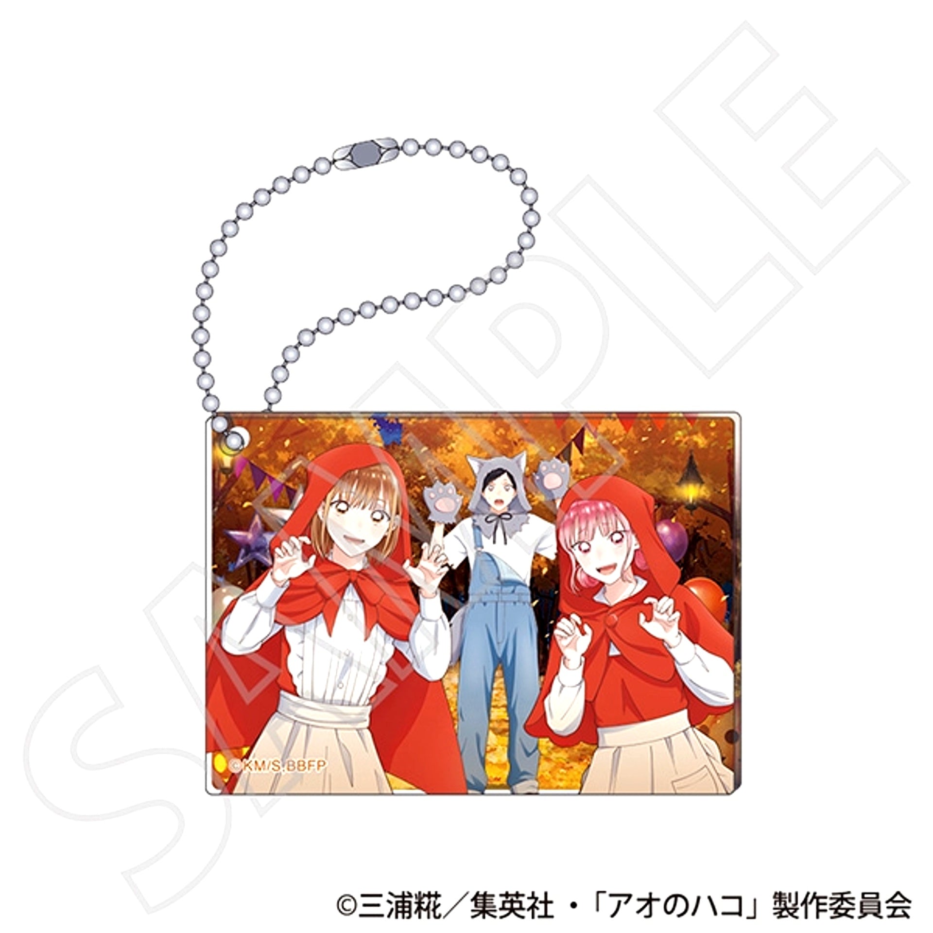 Blue Box Acrylic Block Keychain / Group Visual -Autumn Colors- [NEW]