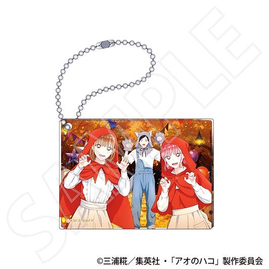 Blue Box Acrylic Block Keychain / Group Visual -Autumn Colors- [NEW]