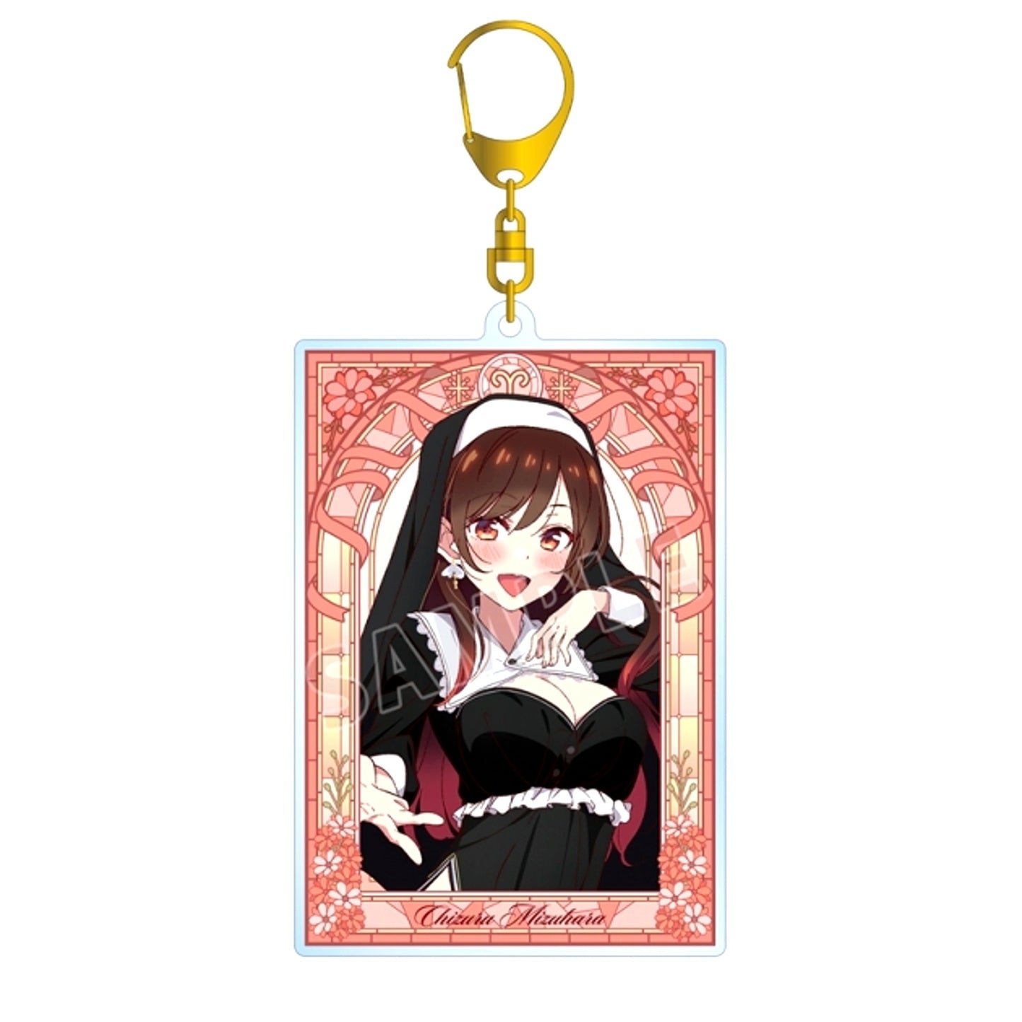 TV Anime Rent-a-Girlfriend Newly Drawn Chizuru Mizuhara Sister ver. BIG Acrylic Keychain (Animate Advance Sale) [NEW]