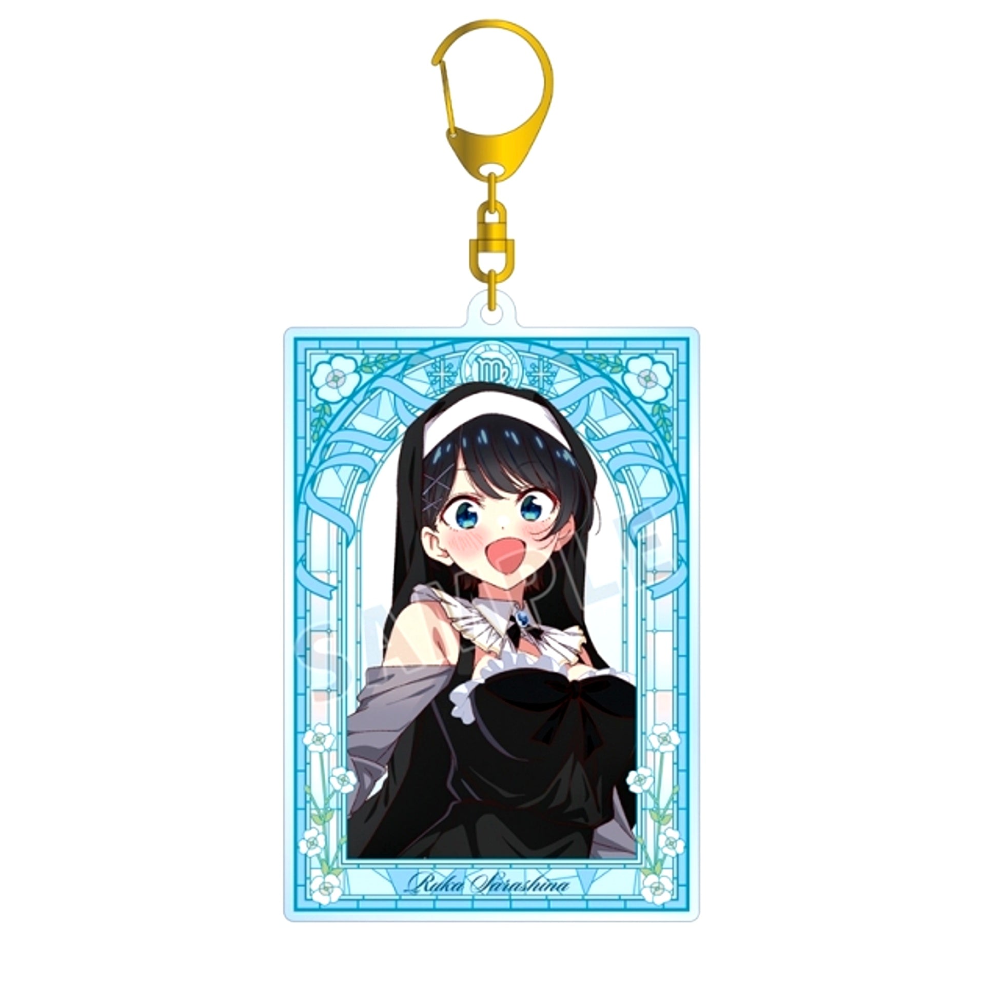TV Anime "Rent-a-Girlfriend" Newly Drawn Ruka Sarashina Sister ver. BIG Acrylic Keychain (Animate Advance Sale) [NEW]