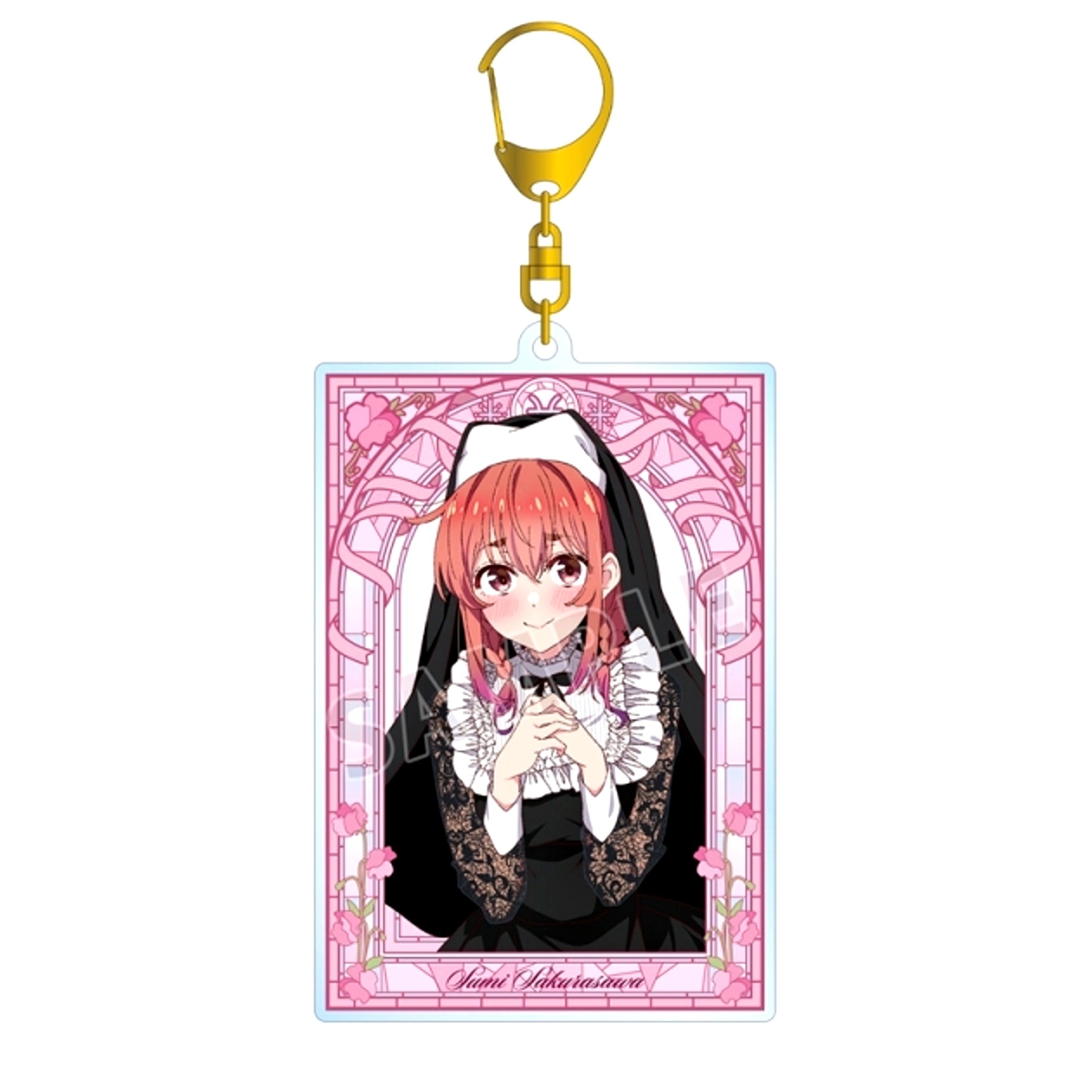 TV Anime "Rent-a-Girlfriend" Newly Drawn Sumi Sakurasawa Sister ver. BIG Acrylic Keychain (Animate Advance Sale) [NEW]
